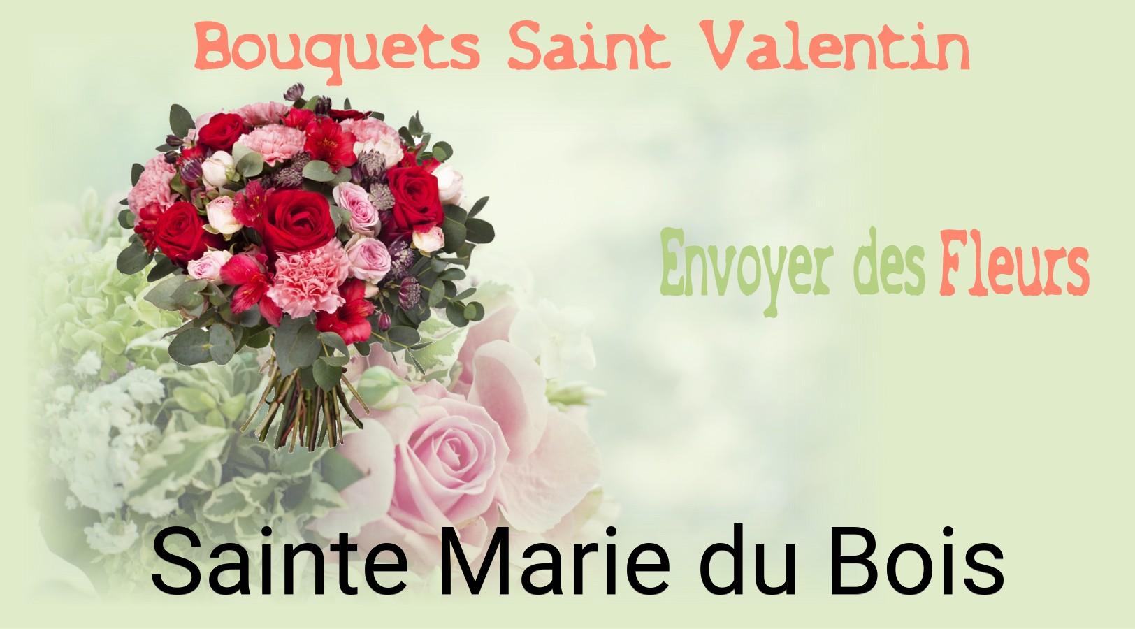 Roses de Saint-Valentin livrées à Sainte-Marie-du-Bois